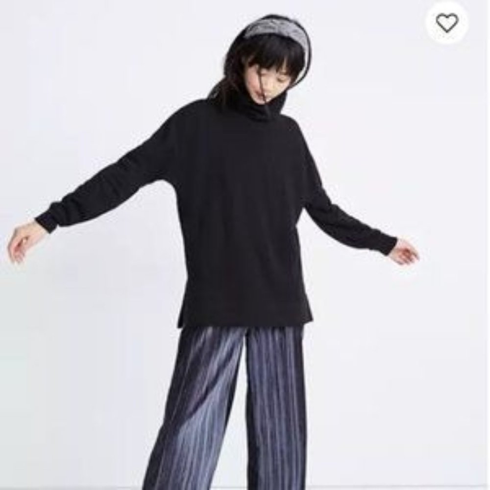 Madewell Turtleneck Tunic Sweatshirt S